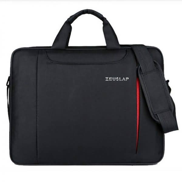 ZEUSLAP Laptop Shoulder Bag 11 12 13.3 14.1 15.4 15.6 Waterproof Nylon ergonomic Messenger Hand Bag Laptop Bag